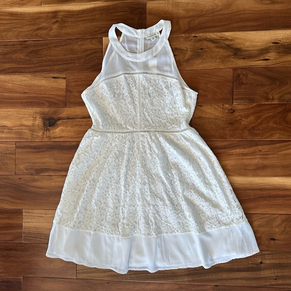 Francesca’s White Lace Tank Dress size Medium